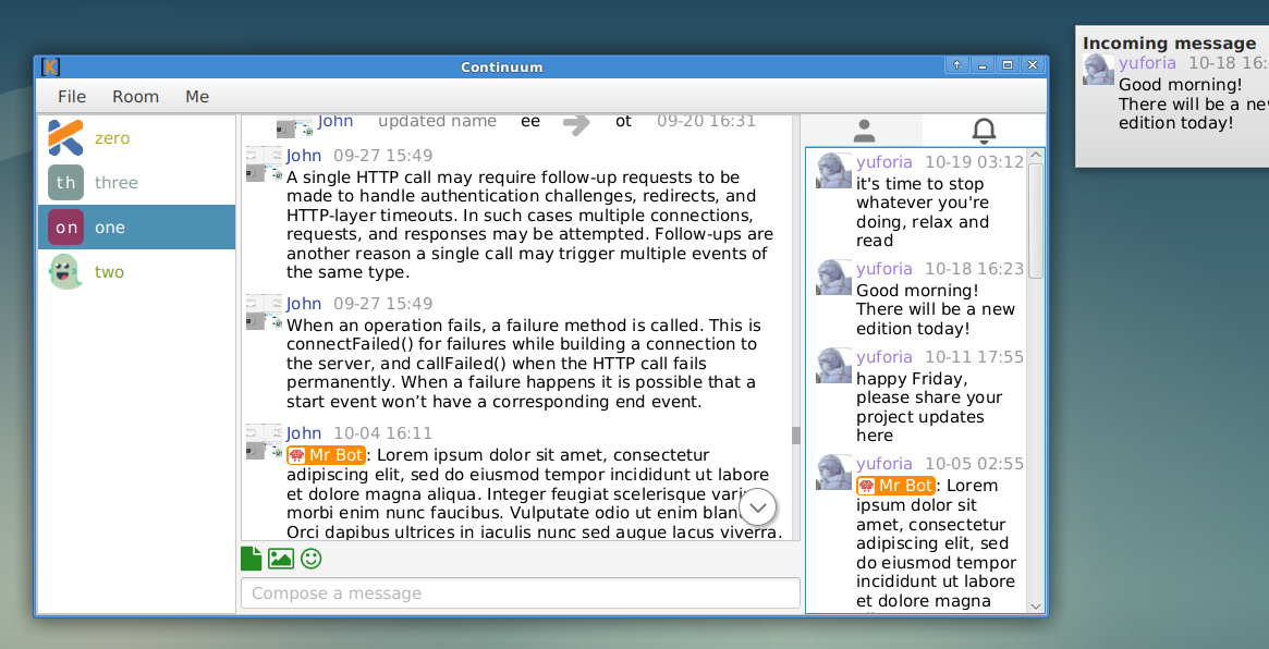 continuum client