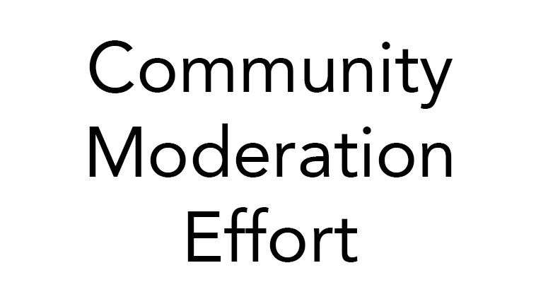 Community Moderation Effort's logo