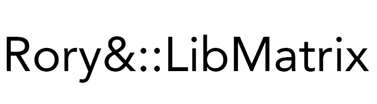 Rory&::LibMatrix's logo